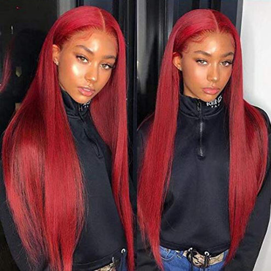 Red Lace Front Wig