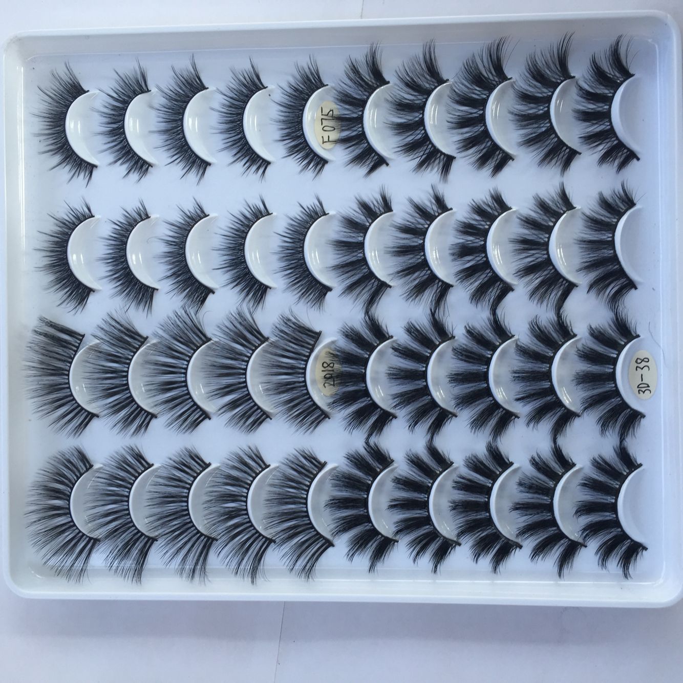 20 Pairs Of Three-dimensional Multi-layer Mixed Eyelashes