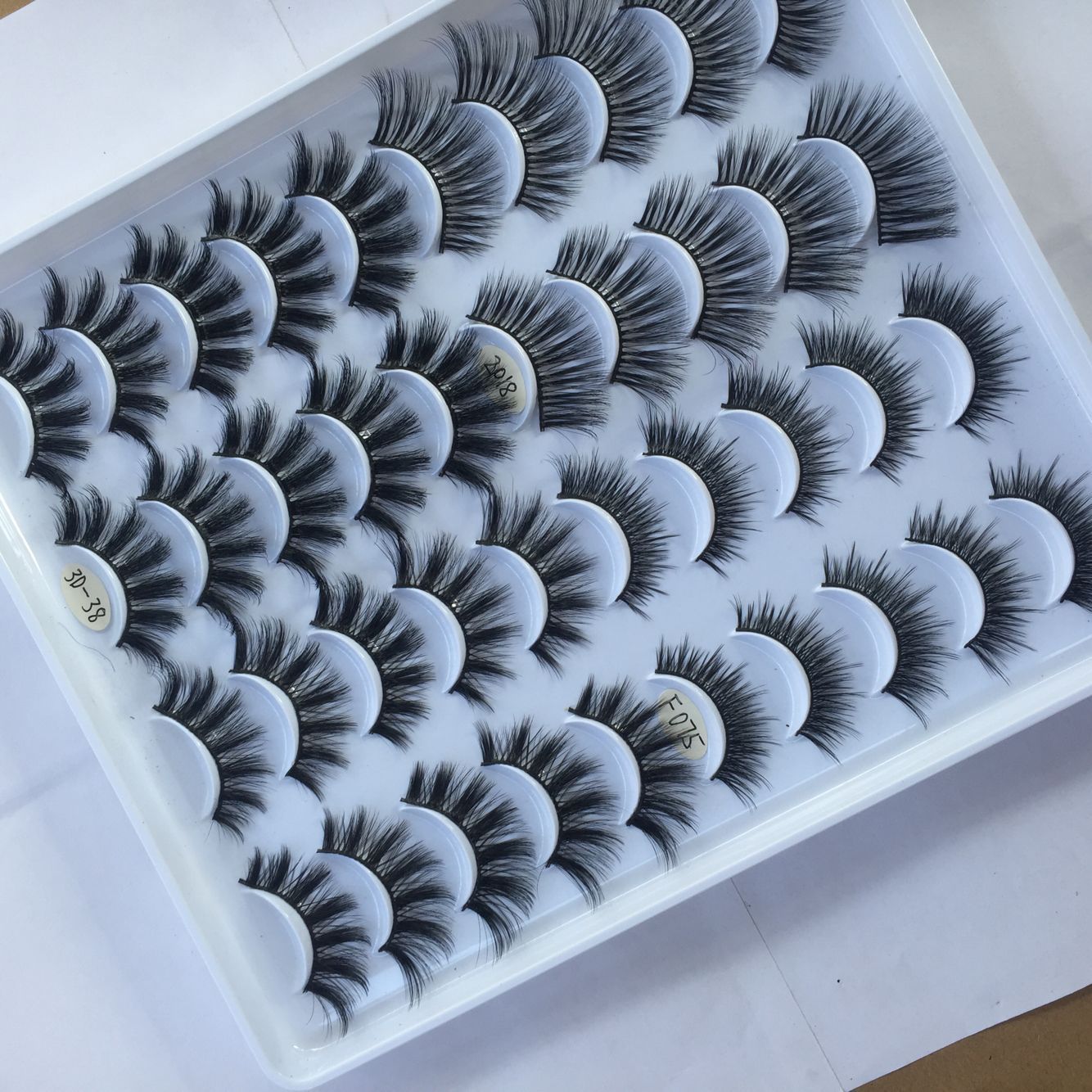 20 Pairs Of Three-dimensional Multi-layer Mixed Eyelashes