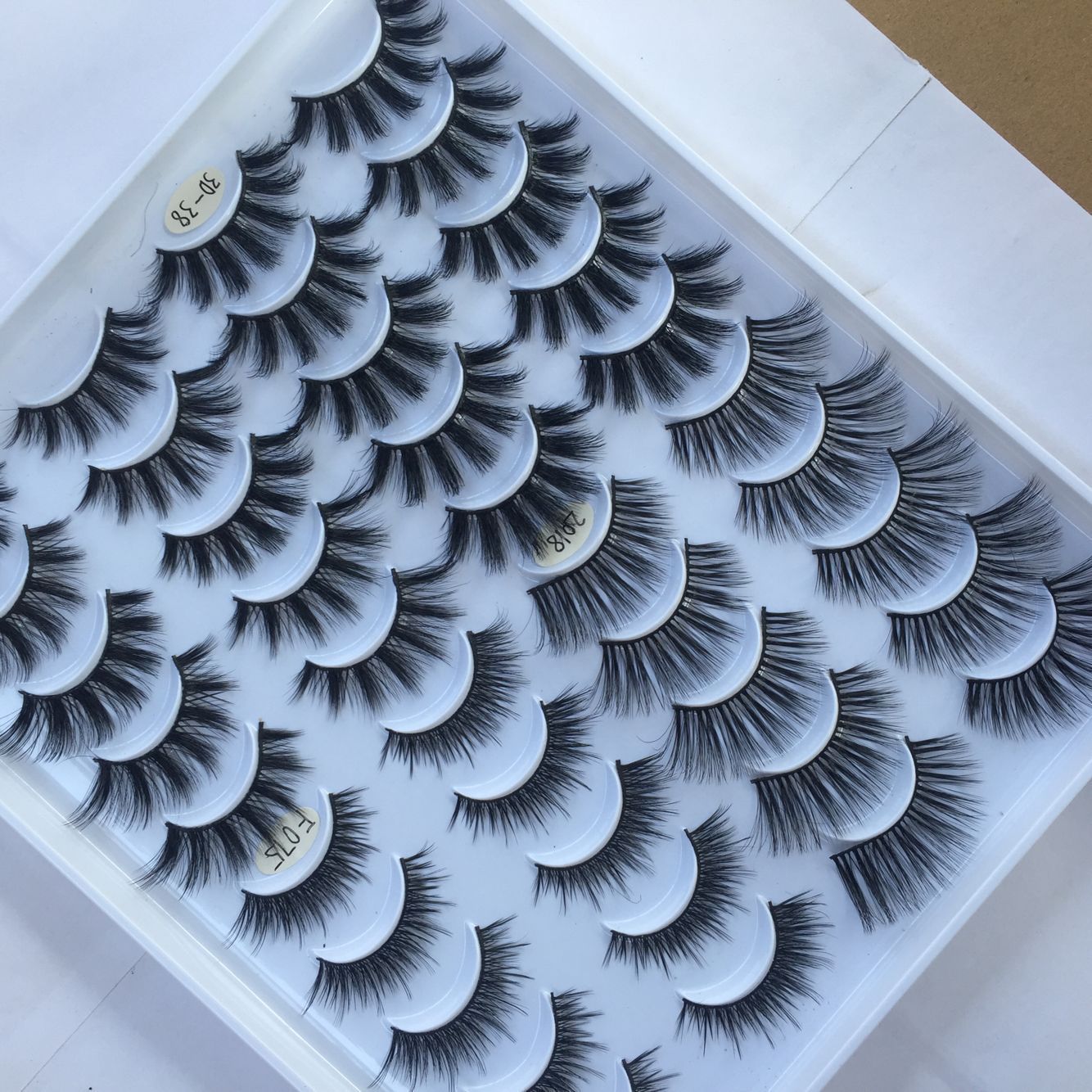 20 Pairs Of Three-dimensional Multi-layer Mixed Eyelashes