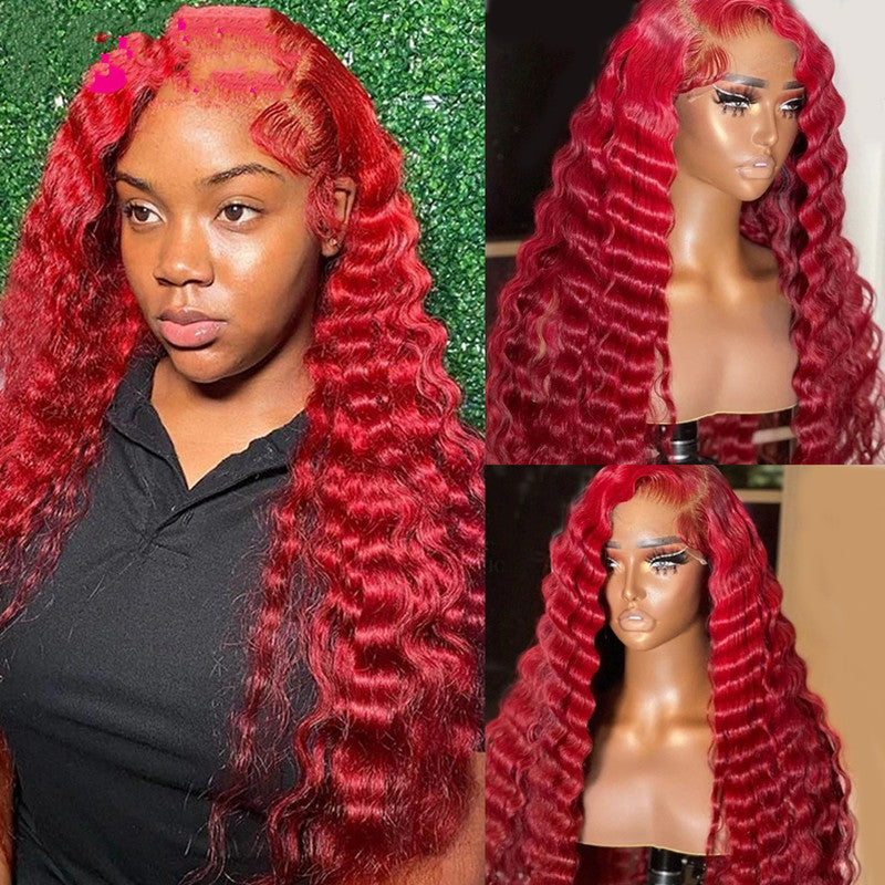 Human hair red hotsell