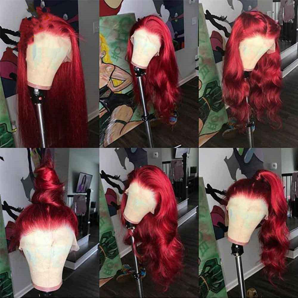 Red Lace Front Wig