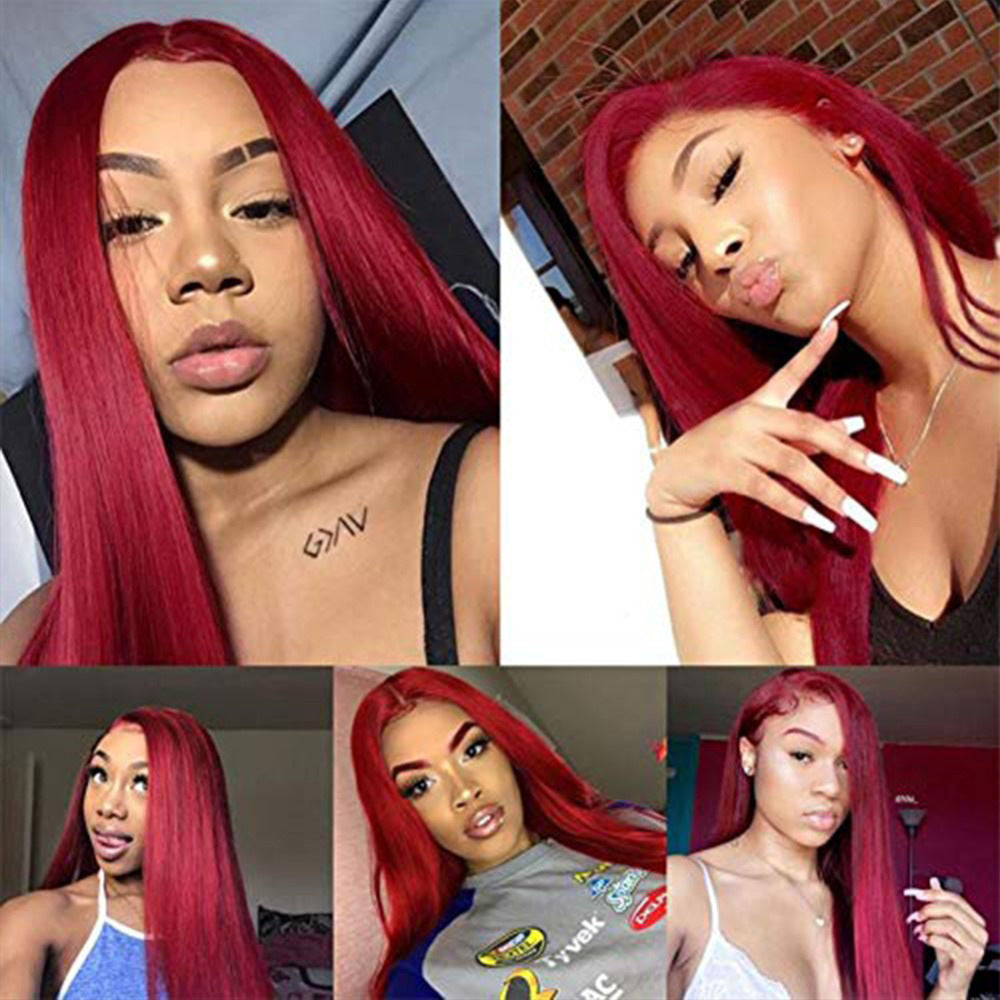 Red Lace Front Wig