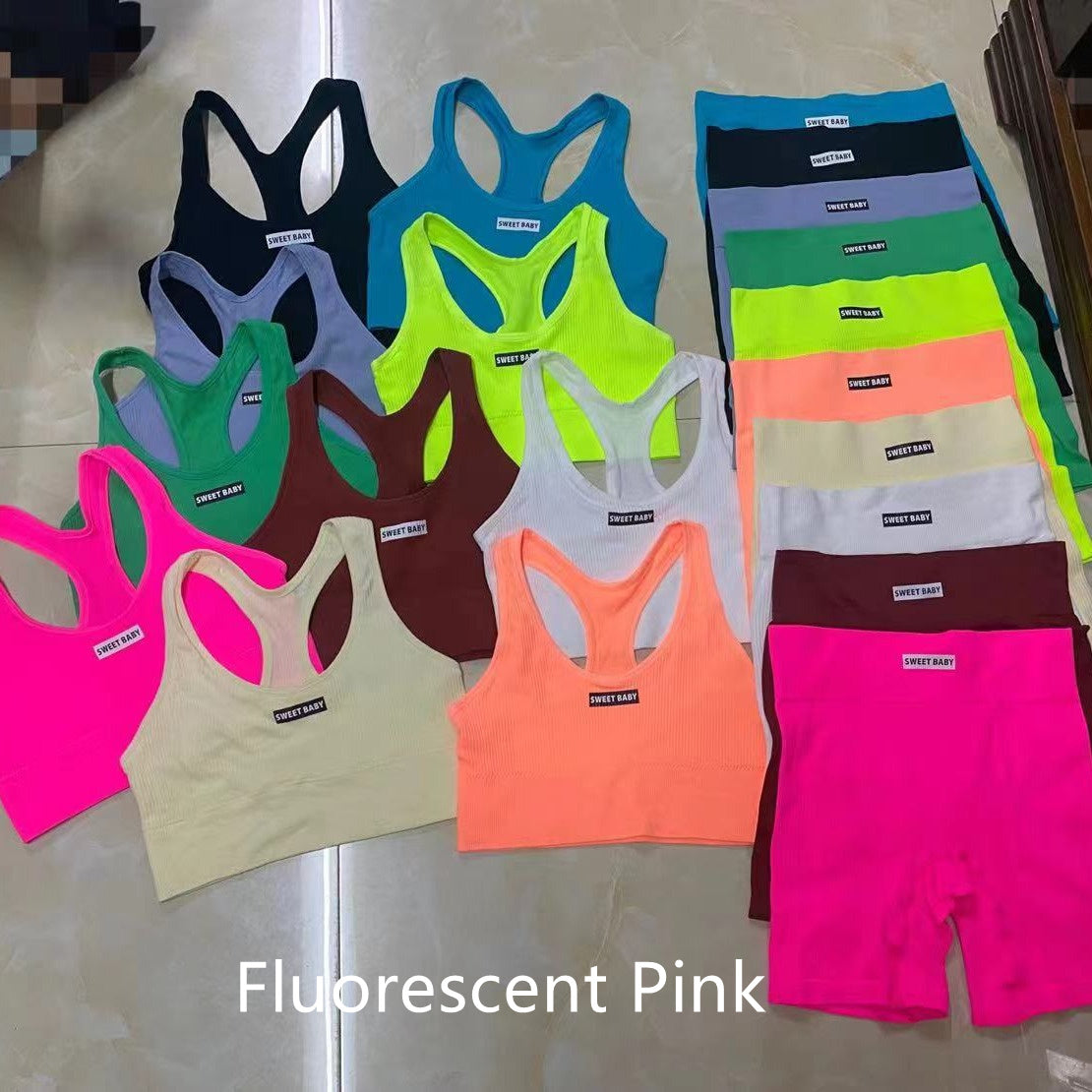 Sports Yoga Suit with Shorts