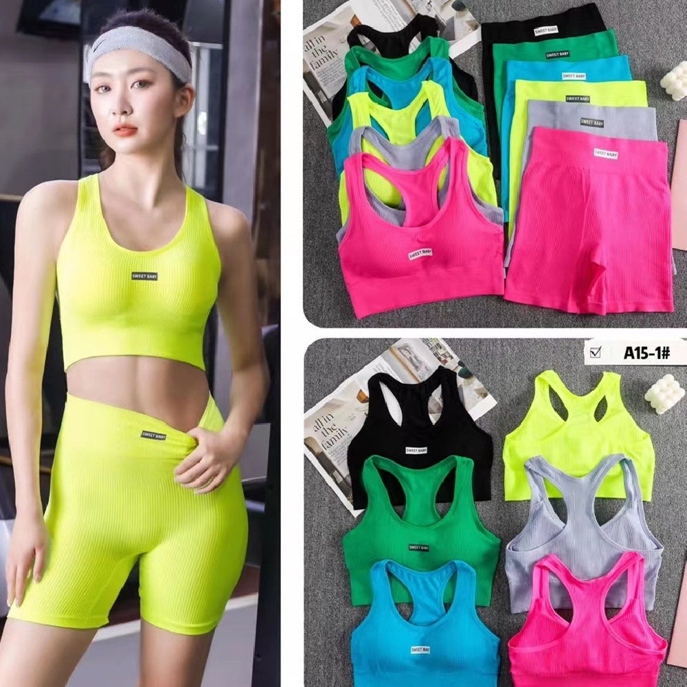Sports Yoga Suit with Shorts